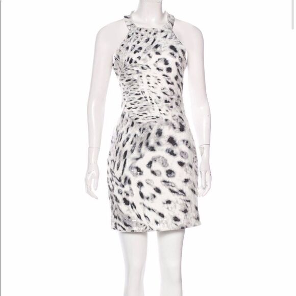 Parker Animal Print Mini Dress with Tag - Picture 1 of 6